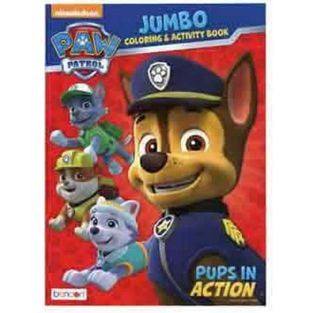 Bendon - Paw Patrol Jumbo 96 pg. Coloring And Activity Book - Pups In ...