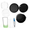 thumbnail image 2 of Ccdes 7Pcs Electric Fryer Accessory Cake Pizza Plate Silicone Pad Grill Skewers Clamp, 2 of 8