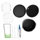 thumbnail image 3 of Accesorio Para Freidora, Resistente Al Calor, Fácil De Limpiar, Lavable, Kit De Accesorios Para Parrilla, Freidora, Parrilla, Sartén, Pizza, Sartén Para Cocina Cergrey Fryer Plate, 3 of 8