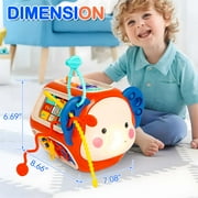 iYofe Kids Baby Activity Cube with Music, 20 in 1 Montessori Toys for 1 2 Year Old Girls Boys, Educational Toys for for 12M+ Baby Toddler, Infant Sensory Developmental First Birthday Gift