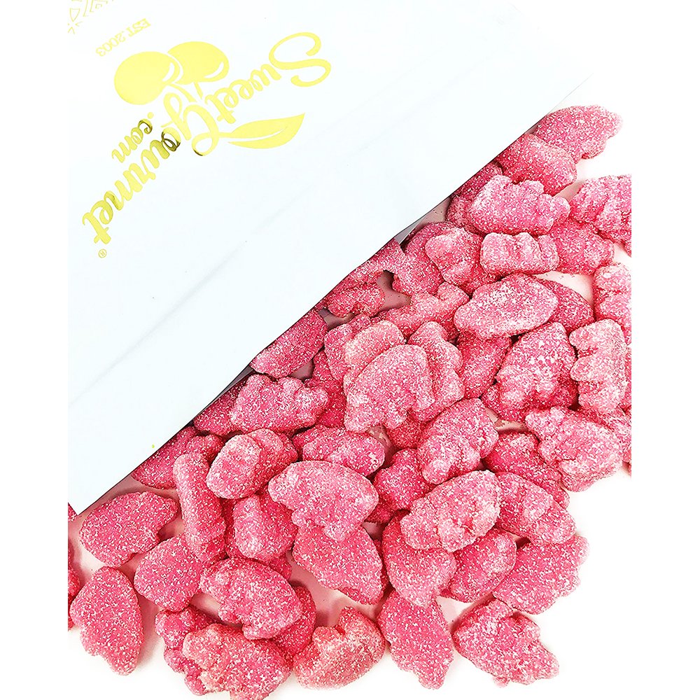SweetGourmet Mini Gummy Pigs Sour Strawberry Flavored Piglets Candy