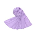 thumbnail image 1 of Guardurnaity Bufanda de turbante, paño para el cuello multicolor, banda envolvente para la cabeza, ampliamente aplicable, flexible al tacto, Accesorios de disfraces Púrpura claro, 1 of 6
