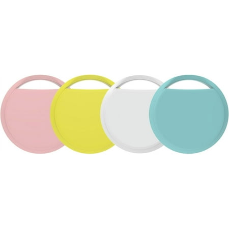 Air Tracker Tags 4 Pack Smart Tag Bluetooth Trackers Work with Apple Find My (iOS Only), Lightweight Tag Prevent Loss of Luggage Wallets Keys Bags,Replaceable Battery,IP67 Waterproof