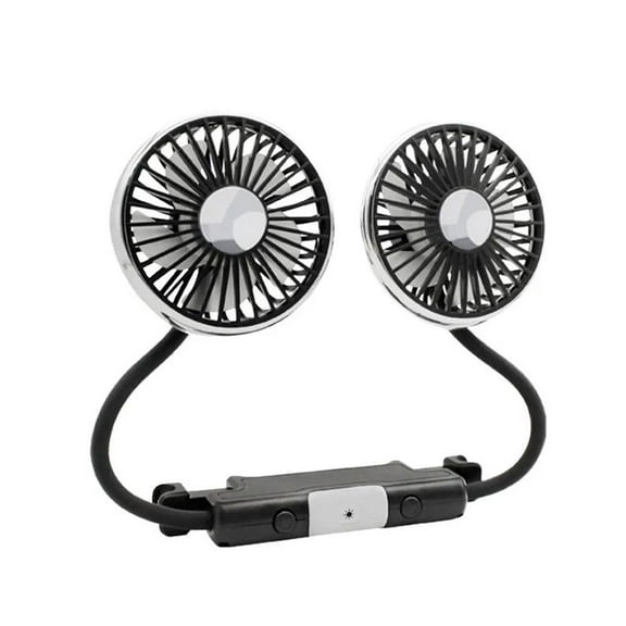 360° Car Fan Magnetic Fan Car Cooler Silent Fan Car Seat Rear Cooling Auto U3Z9