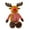 Brown, variant on Cute Deer Santa Snowman Plush Toy PP Cotton Soft Stuffed Decoration for Kids Birthday Christmas Gift
