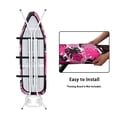 thumbnail image 4 of HELLHERO Ironing Board Cover Durable Replacement Accessories Easy Fit Ironing Cover Protector Soft and Comfortable, Rose, 4 of 5