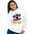 thumbnail image 4 of Black Cherry Blow Pop Candy Gum Logo Unisex Plus Size Sweatshirt Brisco Brands 4X, 4 of 5