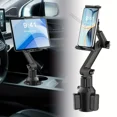 thumbnail image 2 of ABS Material Waterproof Car Cup Holder Mount for Tablets and Phones, Heavy Duty Expandable Base for Auto Vehicles, 2 of 7