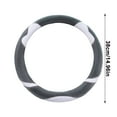 thumbnail image 3 of Cute Cat Ear Steering Wheel Cover Winter Warm Plush, Soft Non-Slip Grip Handle Protector, Fuzzy Cartoon Style Wheel Cover for Women Girls Car Accessories and Interior Decor, 3 of 6