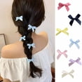 thumbnail image 5 of 1PC Girls Sweet Hair Accessories Headwear Bow Hairpin Multicolor Barrette Mini Bowknot Hair Clips WHITE 1PC, 5 of 8