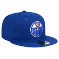 thumbnail image 3 of Men's New Era  Royal Edmonton Oilers Core 59FIFTY Fitted Hat, 3 of 5