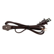 National Artcraft 8' Brown Replacement Cord with On/Off Switch and Stripped Ends (Pkg/1)