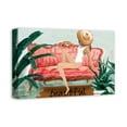 thumbnail image 2 of Creative Products Girl on Chaise 18x12 Canvas Wall Art, 2 of 5