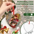 thumbnail image 5 of Custom Photo Crystal Glass Christmas Ornament, Personalized Picture Ornaments for Christmas Tree, 5 of 8