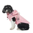 thumbnail image 1 of Dog Winter Coat  Windproof Cozy Cold Weather Dog Jacket  Fleece Lining Dog Apparel Reflective Dog Vest for Small Medium Dogs Dark Blue S, 1 of 9