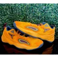 thumbnail image 2 of Adi - das Exhibit A Low Basketball Mens Shoes Sz 11.5 H69008 Yellow/Blue 3 Stripes, 2 of 6