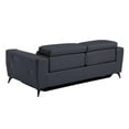 thumbnail image 5 of Titan Furnishings Italian Leather Sofa Set with Power Recliner in Dark Gray, 5 of 26