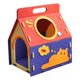 thumbnail image 4 of Casa cueva de fieltro para gatos, para uso en interiores, resistente a arañazos, con asa, espaciosa. Estilo A, 4 of 9