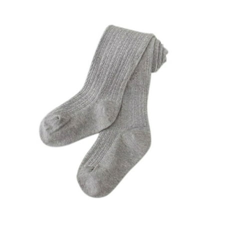 

BueatyH Kids Toddler Baby Girls Solid Warm Cotton Tights Stockings Pantyhose Pants Socks