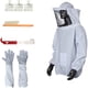 thumbnail image 1 of Equipo de apicultura NQ traje Chaqueta Guantes mangas protectoras gancho en J Cepillo 5 herramientas, 1 of 4