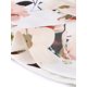 thumbnail image 5 of INSPIRAR CHIC Blusa sin mangas de flores para mujer, top de tirantes, cuello en V, cintura con lazo, peplum, L Blanco Verde, 5 of 6