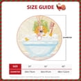 thumbnail image 2 of Fotbe Corgi In The Shower Cap Bathing Pattern Christmas Tree Skirt, Tree Skirts Plush Christmas Decorations, Christmas Tree Skirts Xmas Decorations Holiday Party Decor-36", 2 of 6