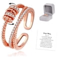 thumbnail image 3 of Anillo de dedo para mi hija, anillo abierto ajustable para la ansiedad del dedo de mi hija, calidad superior, 3 of 5