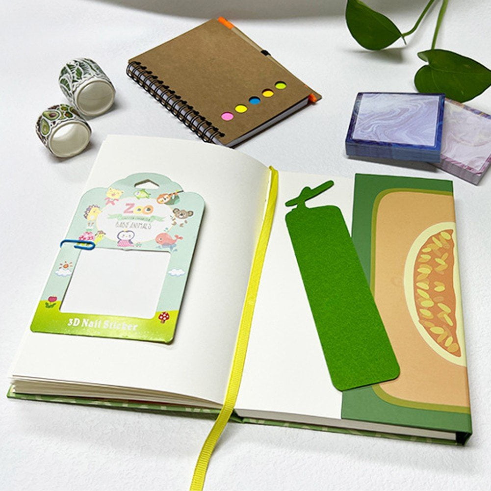 Jiibva Journal Notebook With Magnetic Flap Refillable Journal Notebook Fruit Pattern Note Book Stationery Diary Book