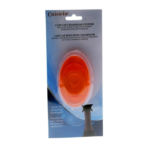 Bouchon de Champagne Clip Cap - Orange