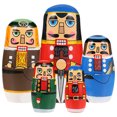 thumbnail image 3 of 1 Set of Nutcracker Nesting Dolls Multi-layered Matryoshka Early Educational Toy, 3 of 9