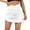 White #129, variant on Kopltyrfg Swim Skirts for Women Tankini Bottoms Drawstring High Waisted Shorts Tummy Control Ruched Swimsuits Swimdress Black L