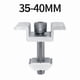 thumbnail image 5 of 8Pack Solar Panel Mounting Brackets, Solar Panel End Clamps, Centre Clamps, for PV Solar Panel Solar, 5 of 5