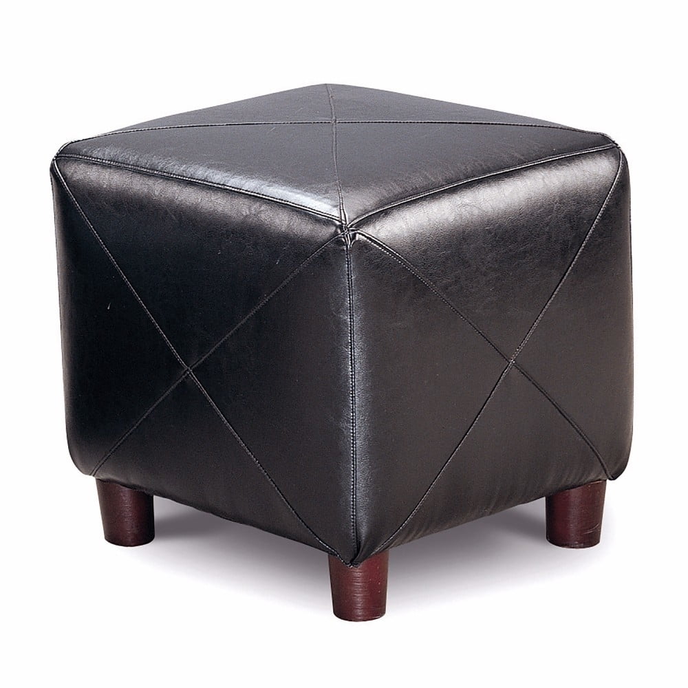 FOOTSTOOL, BLACK18"Lx18";Wx18"H