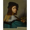 thumbnail image 2 of Jean-Léon Gérôme 20x24 Gold Ornate Framed and Double Matted Museum Art Print Titled - Violin Player (The Violin Player), 2 of 4