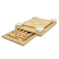 thumbnail image 2 of Gibson Home Rustic Inspirations 18-Piece Bamboo Charcuterie Board Set – Ceramic Bowls, Utensils, 2 of 17