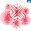 AkoaDa Mexican Party Fiesta Decorations 6pcs/set Tissue Paper Fans Honeycomb Balls For Wedding Birthday Events Festival Party Supplies