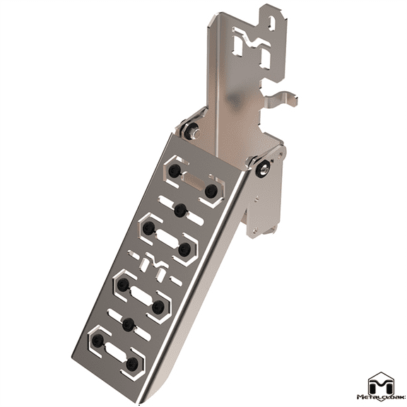 End Jeep Leg Fatigue | MetalCloak Stainless Steel Dead Pedal, JL Wrangler | JT Gladiator
