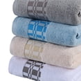 thumbnail image 6 of Superior Larissa 6-Piece Cotton Embroidered Towel Set, Coral, 6 of 7