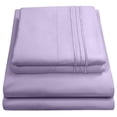 thumbnail image 2 of Olivia Branch 1800 Thread Count Microfiber Bed Sheet Set California King - Lavender, 2 of 2