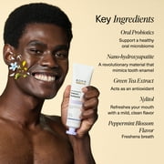 Boka Probiotic Toothpaste, Nano Hydroxyapatite Toothpaste, Fluoride Free, Dental Probiotics, Peppermint Blossom, 3.4oz