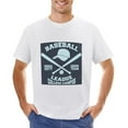 thumbnail image 1 of BASEBALL 1977 Men’s Graphic T-shirt Vintage Short Sleeve Sport Tee White L, 1 of 2
