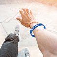 thumbnail image 1 of COMPUKAS 1 Set Flag Silicone Wristbands White for Soccer Fans in International Matches, 1 of 8