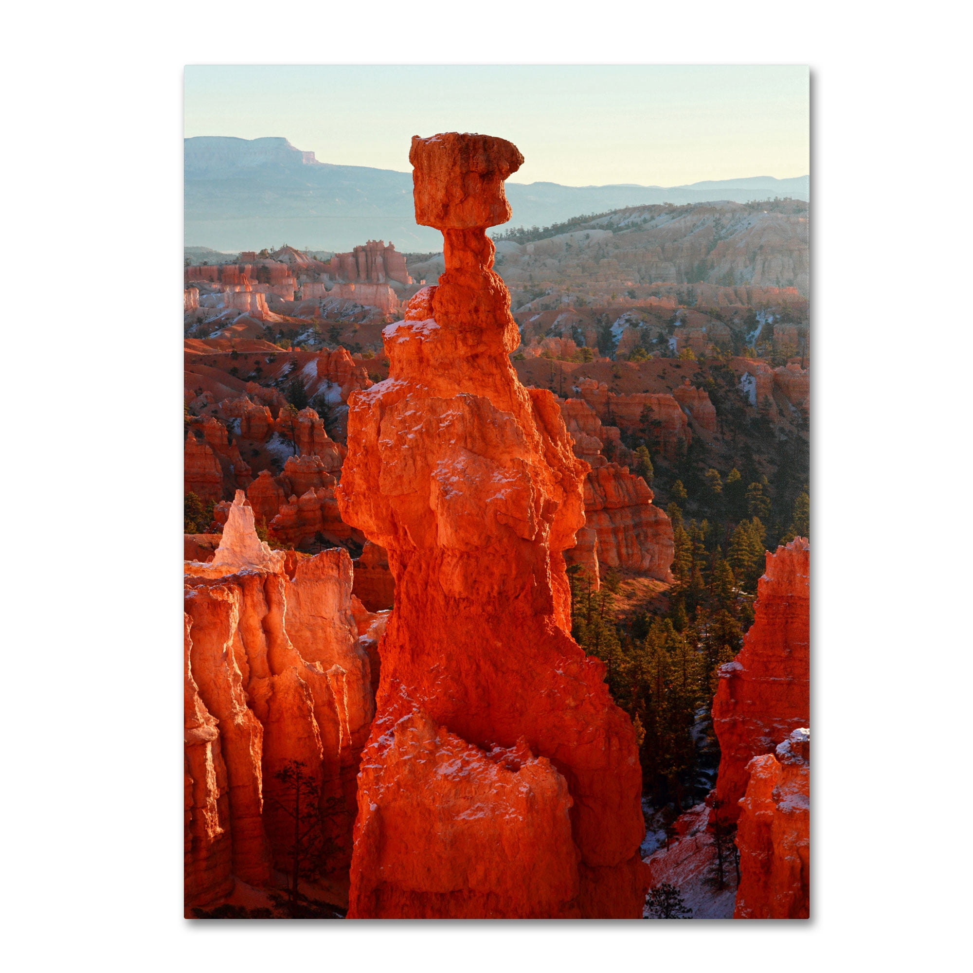 Trademark Fine Art "Bryce Canyon Thor's Hammer" Canvas Art by Pierre Leclerc