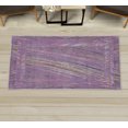 thumbnail image 1 of Abstract Decorative Rug, Weathered Colorful Quirky and Scribble Style Design of Lines and Stripes, Quality Carpet for Bedroom Dorm and Living Room, 6 Sizes, Mauve, by Ambesonne, 1 of 1