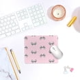 thumbnail image 2 of Girly Pink Mouse Pad,Bowknot Personalized Mouse Mat Design,Mouse pad for Desk Office Gaming Working,Gifts for Girls Women Female Friends,9x8 inches, 2 of 4