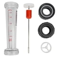 thumbnail image 2 of Controladores De Flujo De Agua Caudalímetro Líquido Confiable, Caudalímetro Tipo Tubo, 0-60 Grados Celsius Para 0.4-4M³/H Ptfe La Medición De Líquidos ANGGREK Otros, 2 of 8