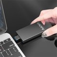 thumbnail image 4 of Baohd Maiwo USB 3.0 to MSATA SSD Box Computer Aluminum Alloy Housing Mobile Hard Disk Enclosure with LED Indicator Laptop Accessories, 4 of 8