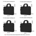thumbnail image 7 of Laptop Bag for Macbook Pro 13 Case 2020 Cover for Mac Book Air 13 Sleeve for Xiaomi 14 15.6 Inch Laptops Notebook Handbag Women Men (Black,12 Inch), 7 of 7