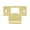 Gold, variant on Deltana TSPE200U10B Extended T-Strike (2-3/4" x 2" ); Oil Rubbed Bronze Finish
