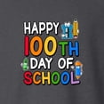 thumbnail image 3 of Wild Bobby Happy 100th Day of School Cute Pencil Marker, 100 Days of School 2024 2025 Design for Kids Youth Boys Girls School Unisex Boys Girls Graphic Youth T-Shirt, 3 of 6